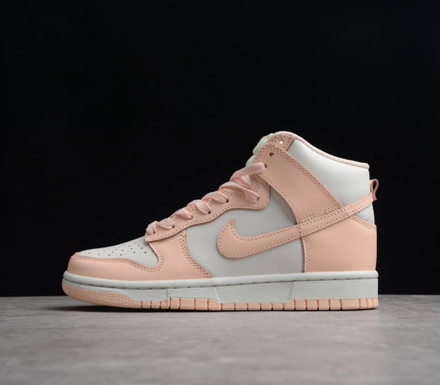 Nike Dunk High Crimson Tint 淡粉 女款Top入选 辣妹出街好鞴热度榜 货号 DD1869-104 Dunk 在跃升成为街头标杆和人