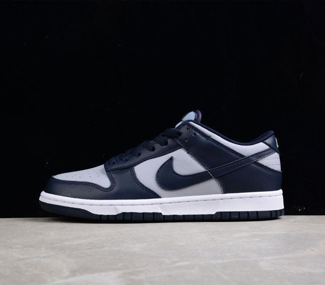 纯原版本 NBA x Nike Dunk Low Retro Georgetown 乔治城灰蓝 货号 DD1391-003 原厂原档案开发 原盒原标 原厂头层