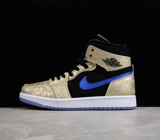 Air Jordan 1 Zoom Air CMFT GC黄金甲 货号 DQ0659-700 本次 JordanBrand将经典AJ1鞋款焕新演绎 推出这款A