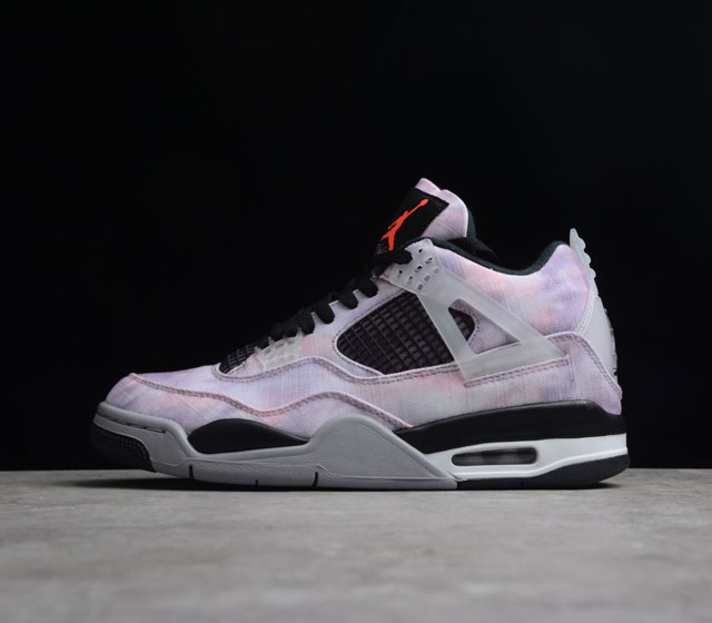 纯原版本 耐克 Nike Air Jordan 4 Retro Zen Master AJ4代中帮复古休闲运动文化篮球鞋 禅师幻彩扎染 Jordan 4 Ze