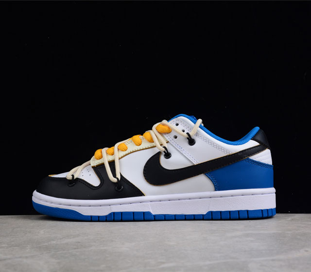 NK Dunk Low 低帮 闪电 客制款 OW联名风格 低帮运动休闲板鞋 DD1391-001 做旧 拆解缝线 ow解构鞋带 vibe风主题订制 尺码 36