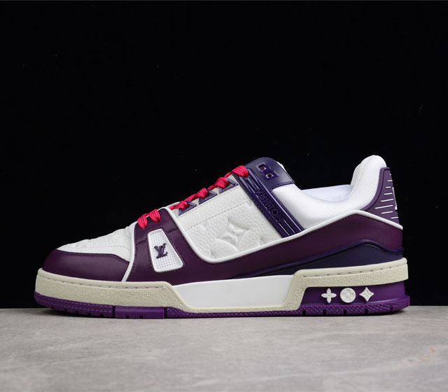 全新LV路易威登Louis vuitton Trainer Sneaker Low休闲运动文化百搭篮球板鞋 尺码 38 39 40 41 42 43 44 4