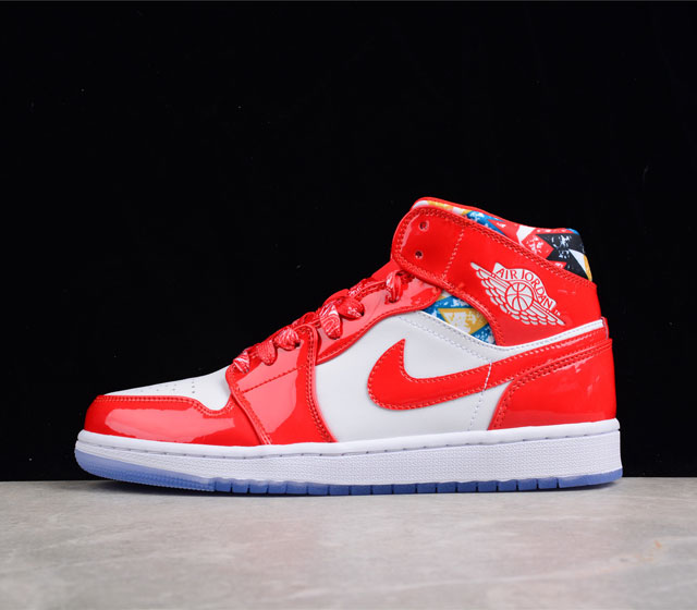 Air Jordan 1 Mid AJ1 乔1圣诞红 中邦篮球鞋 DC7294-600 36 36.5 37.5 38 38.5 39 40 40.5 41