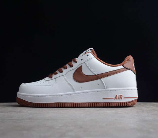 Air Force 1 07 Low 白棕摩卡 原楦头原纸板 打造纯正空军版型 #专注外贸渠道 全掌内置蜂窝气垫 #原盒配件 原厂中底钢印 拉帮完美 官方货号