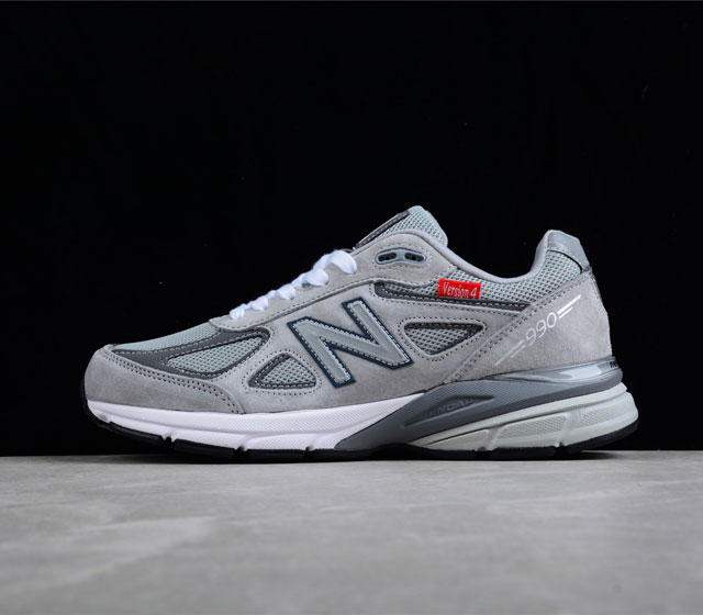 New Balance NB990系列 高端美产 复古休闲跑步鞋 M990VS4 36-45 采用台产猪巴革及透气网眼材质 原装6层组合底模精密开发 搭载全新