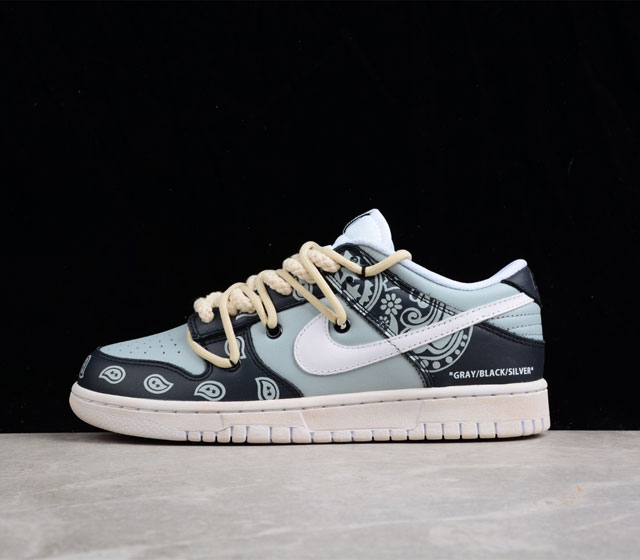 Nk Dunk Low Retro Vibe风做旧 解构鞋带 烟灰色 SB低帮运动休闲板鞋 DD1503-109 36 36.5 37.5 38 38.5 3