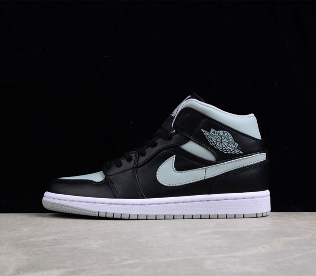 Air Jordan 1 MID黑灰色 货号BQ6472-007 36 36.5 37.5 38 38.5 39 40 40.5 41 42 42.5 43