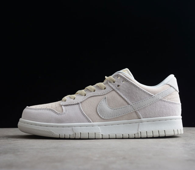 Nike Dunk Low PRM Vast Grey 复古休闲板 鞋奶灰色 货号 DD8338-001 穿若 Vast Grev. Summit wthit