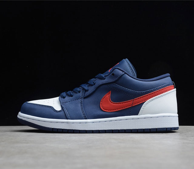 CJ版本 Air Jordan 1 Low SE 低帮 蓝红爱国者美国队 货号 CZ8454-400 40 40.5 41 42 42.5 43 44 44.