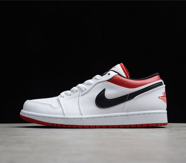 CJ版本 Air Jordan 1 low Chicago AJ1 低帮 白红芝加哥黑脚趾 553558-118 40 40.5 41 42 42.5 43