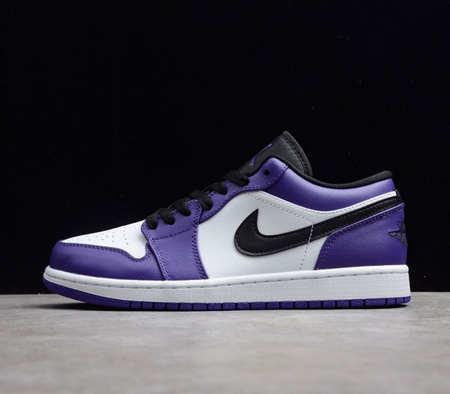 CJ版本 Air Jordan 1 Low Court Purple AJ1 低帮 紫黑白 553558-500 40 40.5 41 42 42.5 43