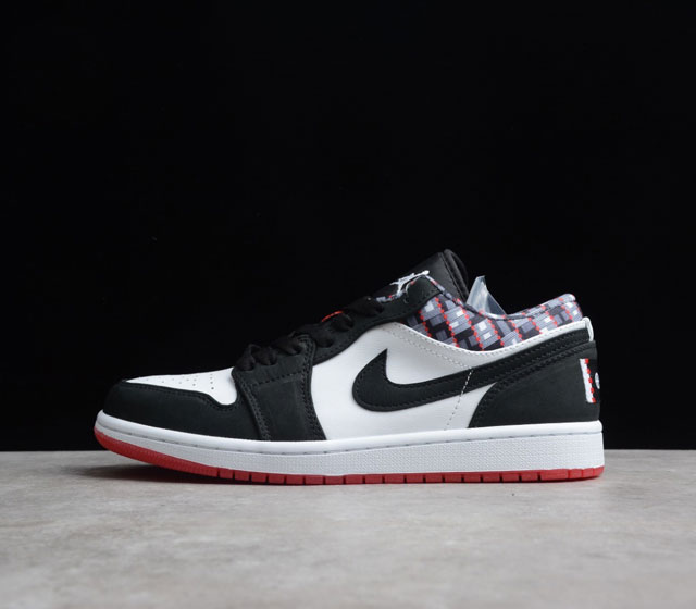 CJ版本 Air Jordan 1 Low Quai 54 AJ1 低帮 巴黎街头篮球巡回赛 黑白54数字板鞋 DM0095-106 尺码 40 40.5 4