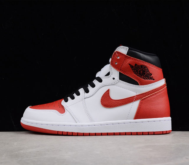 纯原版本 Air Jordan 1 High OG AJ1 乔1白红 复古高帮文化篮球鞋 555088-161 40 40.5 41 42 42.5 43 4