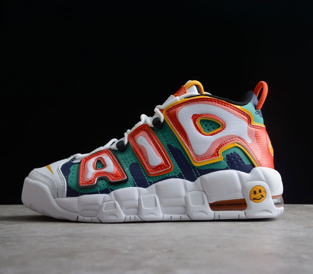 Nike Air More Uptempo OG耐克 皮蓬全掌气垫篮球鞋 #原楦原档案开发版型#采用一致牛培革鞋面材质#市面最为修正全掌真气垫模具#可视全掌透