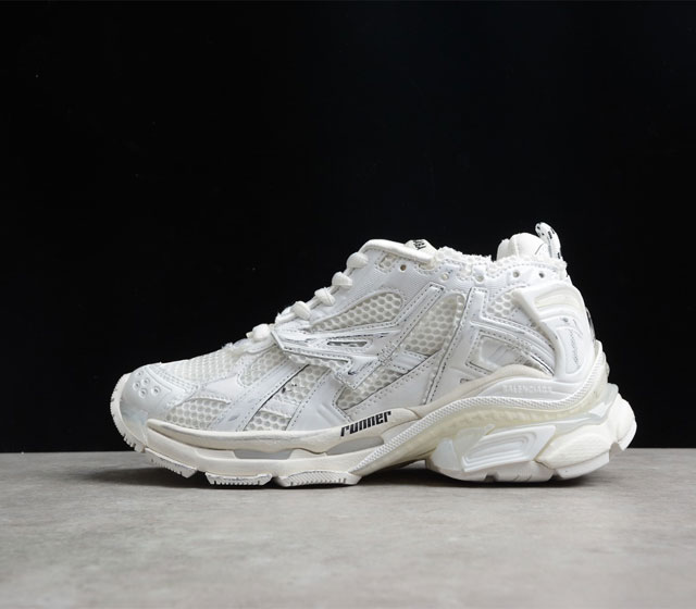 Balenciaga 巴黎世家 Runner 贾斯丁比伯同款 运动鞋 677402-W3RA9-9000 新版本 专柜同步包装 原装大盒 细节精准对位官方 私