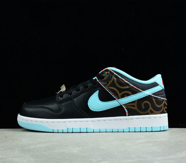 Nk SB Dunk Low 理发店 黑蓝SB扣篮系列低帮休闲运动滑板鞋 DH7614-001 R28 36 36.5 37.5 38 38.5 39 40