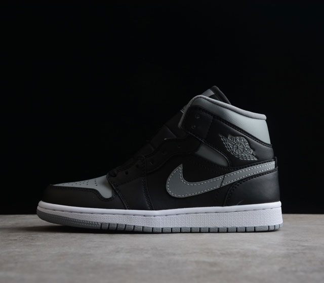 CJ版本 Air Jordan 1 Mid AJ1乔1中帮文化篮球鞋 货号 BQ6472-007 市售最高品质 原鞋开发 平台订单专用代工流水线打造 一眼公司