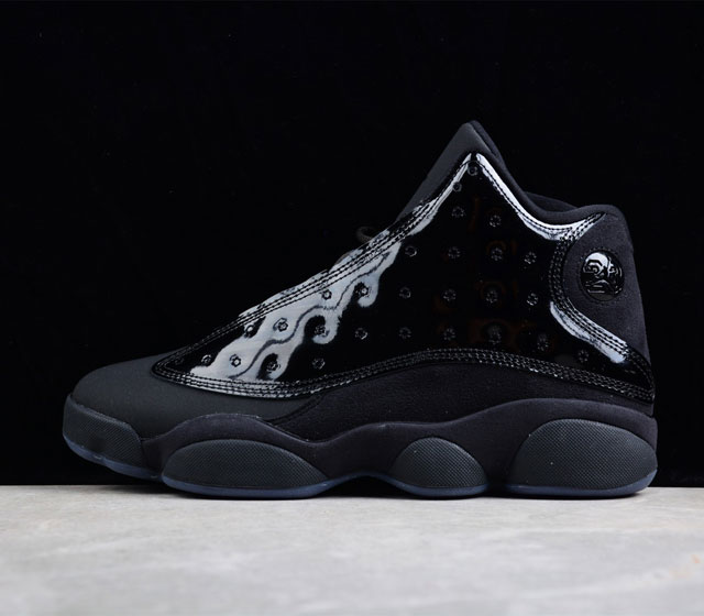 Nk Air Jordan 13 Cap and Gown AJ13 乔13黑猫漆皮 高端复刻篮球鞋 414571-012 尺码 40 40.5 41 42