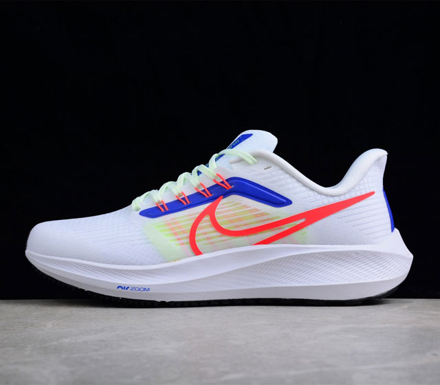 公司级Nike Zoom Pegasus 39 代白蓝绿橘红勾货号 DX3354-100 尺码 36 36.5 37.5 38 38.5 39 40 40.5