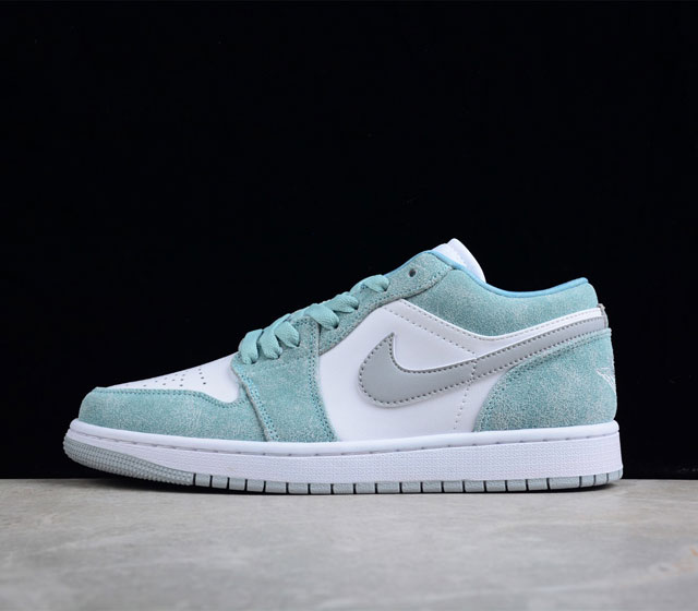 Air Jordan 1 Low New Emerald AJ1 乔1翡翠蓝 复古篮球鞋 DN3705-301 尺码 36 36.5 37.5 38 38.5