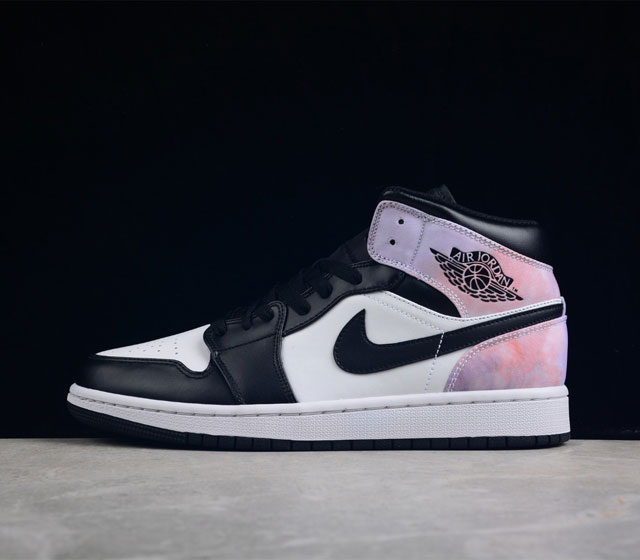 Air Jordan 1 Mid Zen Master AJ1 乔1扎染星空紫 中帮篮球鞋 DM6216-001 尺码 36 36.5 37.5 38 38.