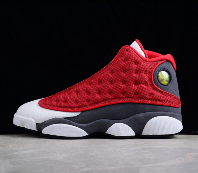 Air Jordan 13 Red Flint GS 灰白红拼接 减震防滑高帮复古篮球鞋 货号 DJ5982-600 尺码 40 40.5 41 42 42.