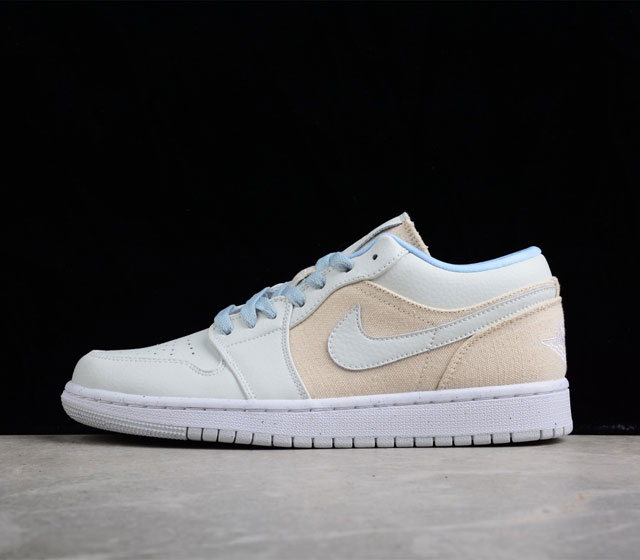 Air Jordan 1 Low Canvas AJ1 乔1云雾粉 低帮篮球鞋 DQ4151-500 尺码 36 36.5 37.5 38 38.5 39 4