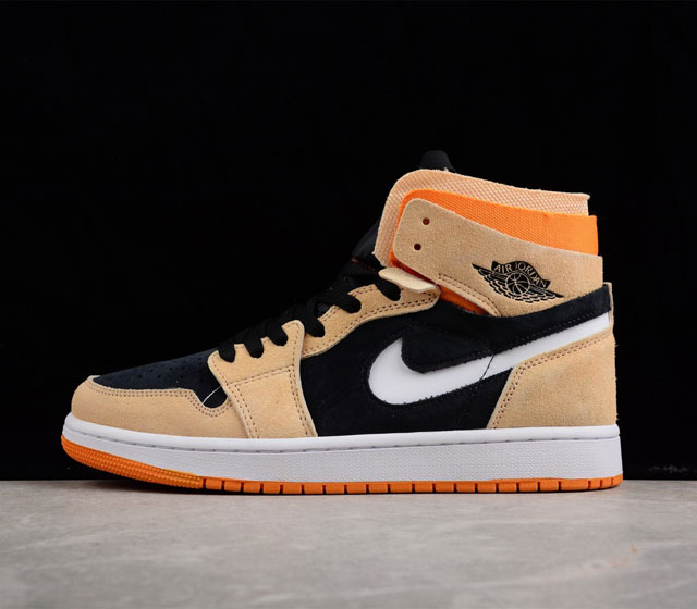 Air Jordan 1 Zoom CMFT AJ1 乔1白黑黄拼色 CT0978-200 尺码 36 36.5 37.5 38 38.5 39 40 40.