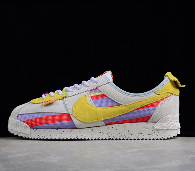 公司级 Union x Nk Cortez 50周年 联名款耐克阿甘休闲跑步鞋 DR1413-100 尺码 36 36.5 37.5 38 38.5 39 4