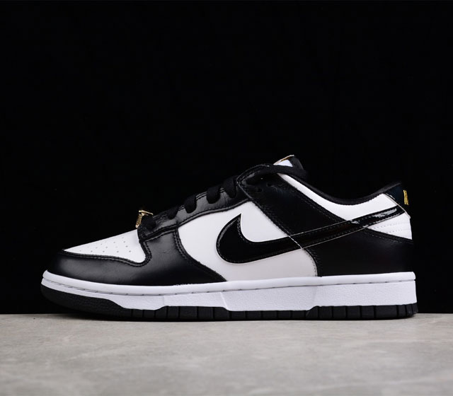 纯原版本 NK Dunk Low Would Champ 熊猫 金扣 低帮运动休闲板鞋DR9511-100 尺码 36 36.5 37.5 38 38.5 3