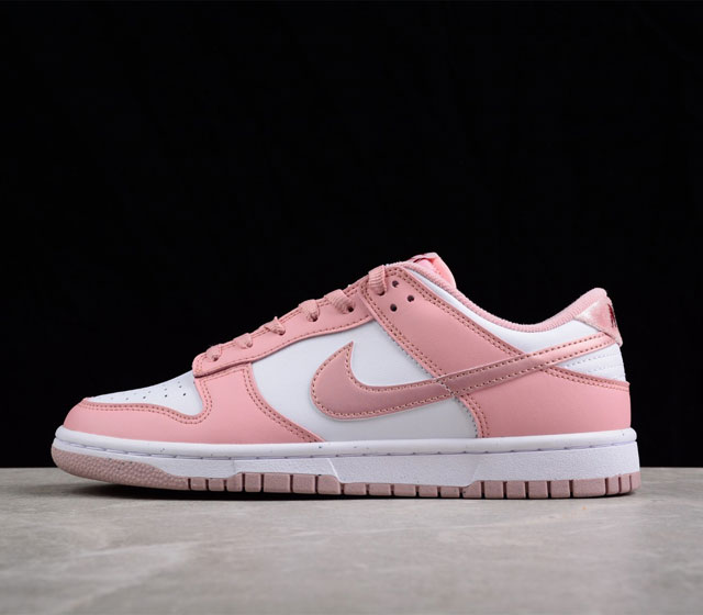 R版本 NIKE DUNK Low GS Pink Velvet 樱花粉 复古潮流休闲板鞋 货号 DO6485-600 尺码 36 36.5 37.5 38