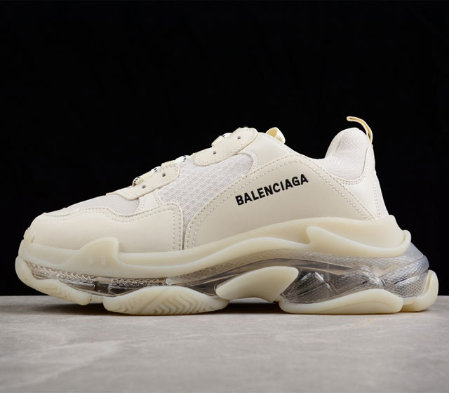 Balenciaga Triple S 3.0 巴黎世家三代复古休闲跑鞋 全组合氮气水晶大底 W1GB60315 尺码 35 36 37 38 39 40 4