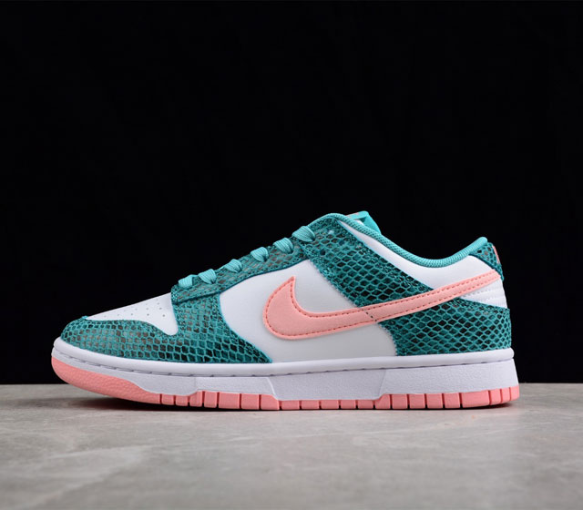 Nk Dunk SB Low Snake Skin 绿松石蟒蛇纹 SB扣碎篮板时尚休闲板鞋 DR8577-300 尺码 36 36.5 37.5 38 38.