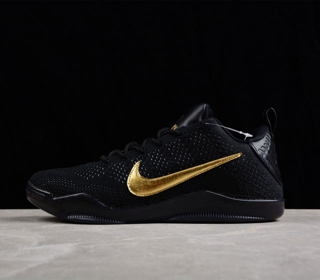 Nike Kobe 11 Low B ack Mamba Co ection Fade to B ack 最后一战 专业实战篮球鞋 869459-001 尺码