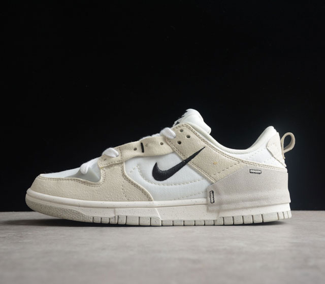 Nk Dunk Low Disrupt 2 Desert Bronze 破坏二代系列全新解构风轻量扣篮低帮休闲运动滑板鞋 996AK货号 DH4402-101