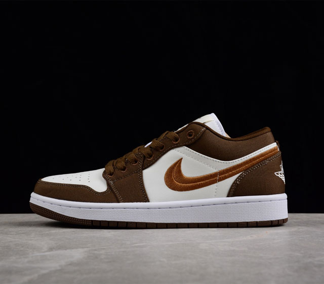 Air Jordan 1 Low Mocha Toe AJ1 乔1摩卡 低帮文化休闲运动板鞋 DV0426-301 尺码 36 36.5 37.5 38 38