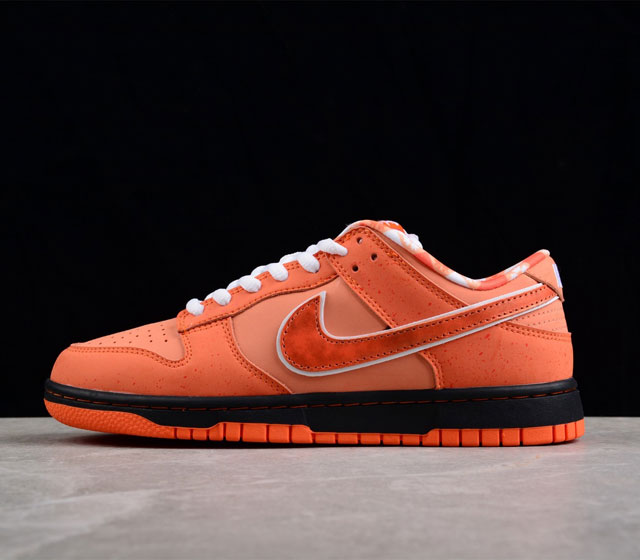 耐克Concepts x Nike SB Dunk Low Orange Lobster 橙龙虾 货号 FD8776-800 史诗福利 全网唯一全头层版本 正