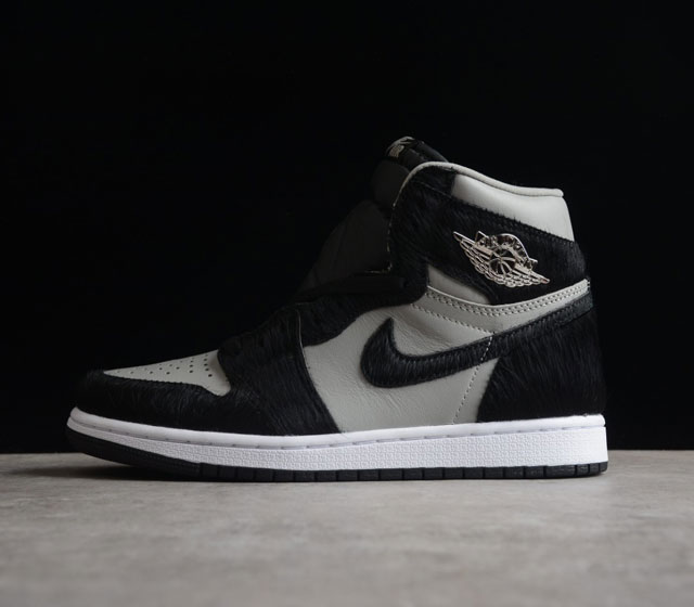 Air Jordan 1 Retro High OG 乔1 AJ1高帮黑灰 货号 DZ2523-001 原档案原数据开发版型#采用原装透明物料PVC覆盖皮革鞋