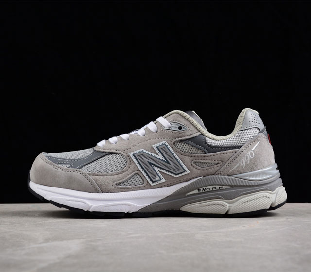 New Balance NB990系列 高端美产复古休闲跑步鞋 M990GY3 尺码 36 37 37.5 38 38.5 39 40 40.5 41 42