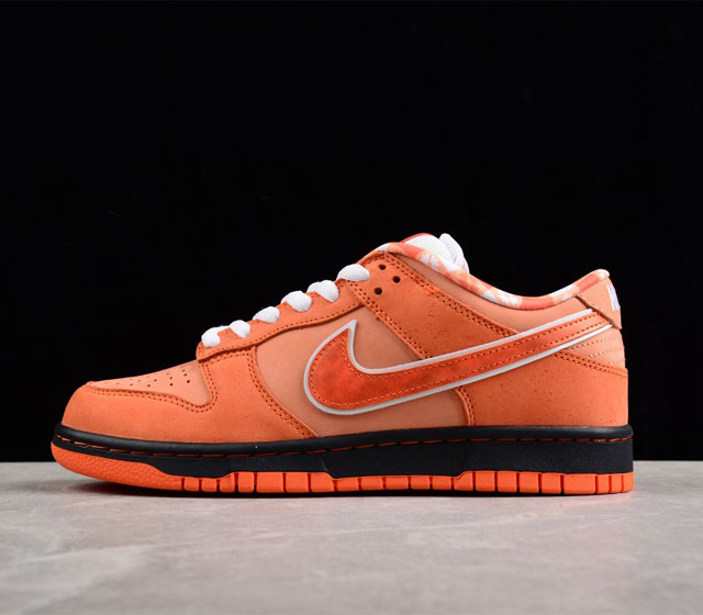 纯原版本 Concepts x NK Dunk Low Orange Labster 橙龙虾 FD8776-800 低帮运动休闲板鞋 国内一线头部大厂出品 全