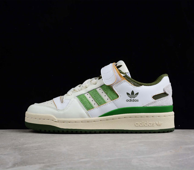 adidas originals Forum 84 Low Noble Green 白绿 货号 GX4536 杨幂同款 全网独家原盒 真头层版本 原数据独家二