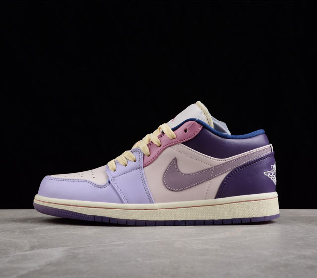 Air Jordan 1 Low AJ1 乔1粉紫彩蛋 DZ2768-651 尺码 36 36.5 37.5 38 38.5 39 40 40.5 41 42