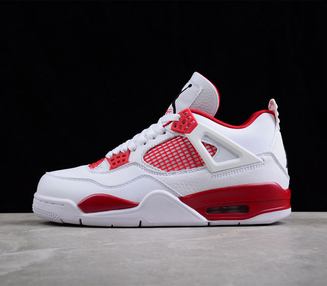 纯原版本 Air Jordan 4 Motorsport AJ4 乔4赛车白红 308497-106 尺码 40 40.5 41 42 42.5 43 44