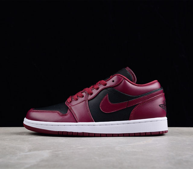 Air Jordan 1 Low AJ1 乔1酒红黑 低帮篮球鞋 DC0774-006 尺码 36 36.5 37.5 38 38.5 39 40 40.5