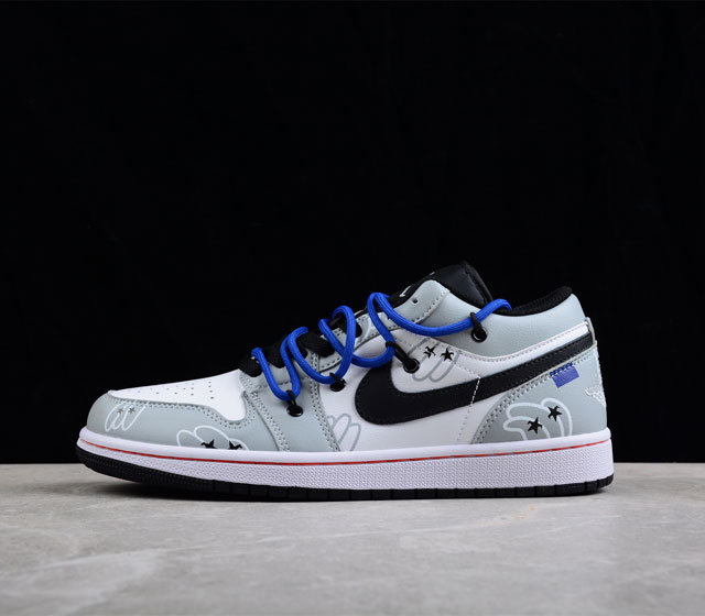 Air Jordan 1 Low 乔一低帮 解构休闲鞋 货号 553558-062 原厂内置气垫魔块 A模大底 头层小牛皮 鞋舌AJ原厂专用牛津布 AJ专用反