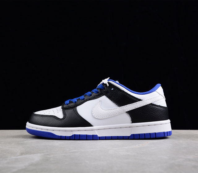 性价版 Nike SB Dunk Low 潮流复古休闲板鞋 黑白蓝 主货号 FD9064-110 尺码 36 36.5 37 38 38.5 39 40 40