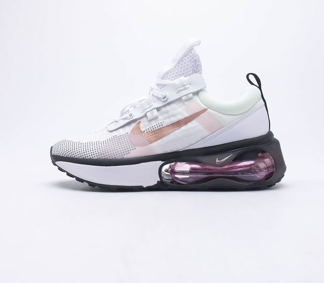 Nike Air Max 2021 Beige Lavender Purple 2021款大气垫低帮休闲运动慢跑鞋 采用蝉翼透气合成纤维组合网眼物料构成鞋面# - 点击图像关闭