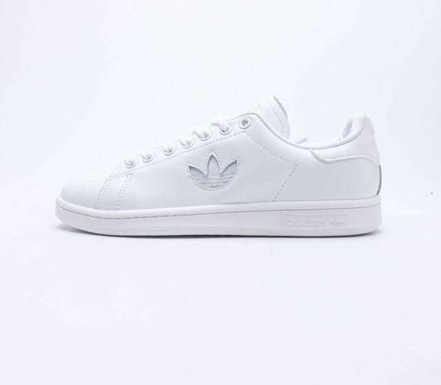 Adidas 阿迪达斯 高密度丽新布中底拉帮工艺阿迪达斯三叶草adidas Originals Stan Smith Leather史密斯经典百搭复古休闲运动板