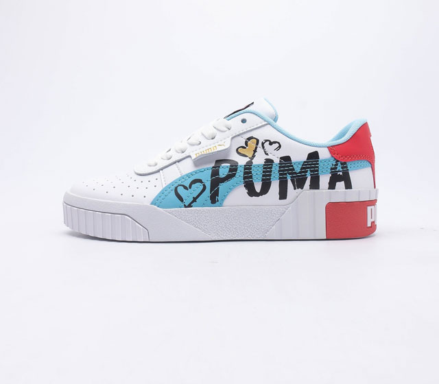 彪马PUMA Suede Platform Gold 蕾哈娜 厚底 松糕休闲百搭鞋增高板鞋 时尚女鞋 货号 373038 Size 35-40