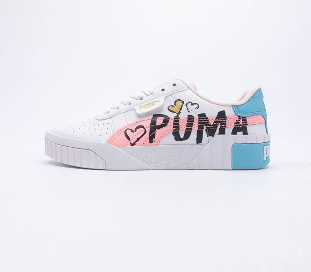 彪马PUMA Suede Platform Gold 蕾哈娜 厚底 松糕休闲百搭鞋增高板鞋 时尚女鞋 货号 373038 Size 35-40